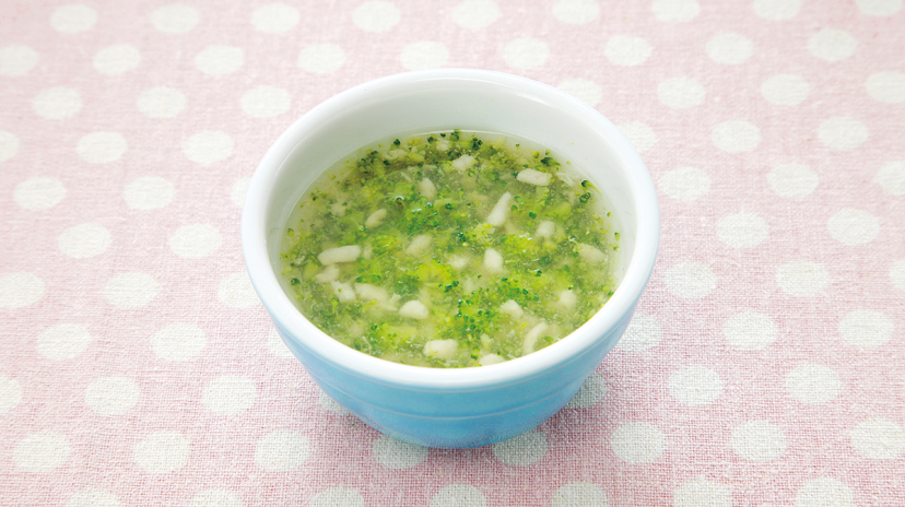 7〜8ヵ月(中期)ササミひき肉のスープ