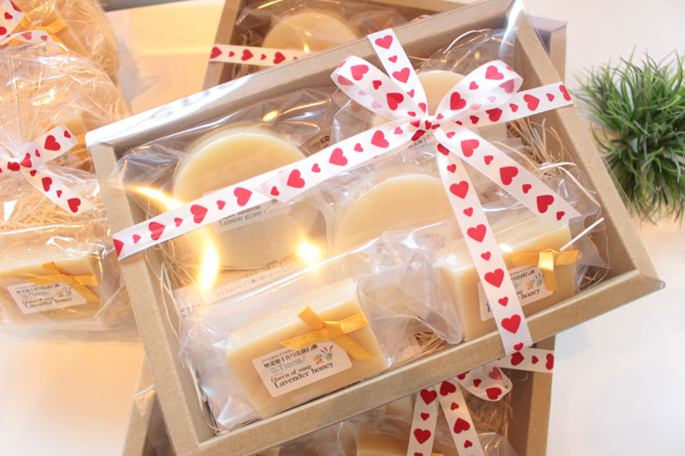 ラッピングされた石鹸