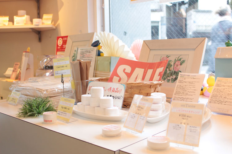 アンティアンの店内商品