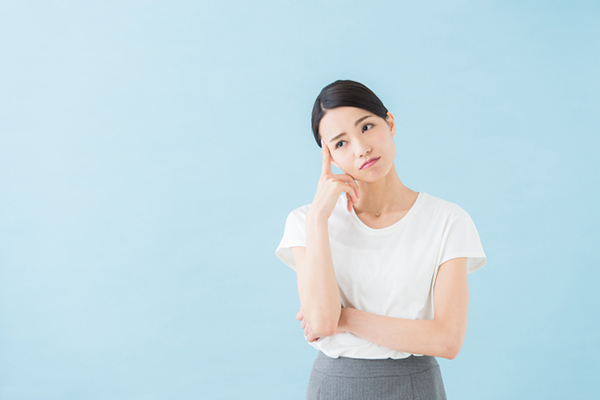 疑問に思うママ