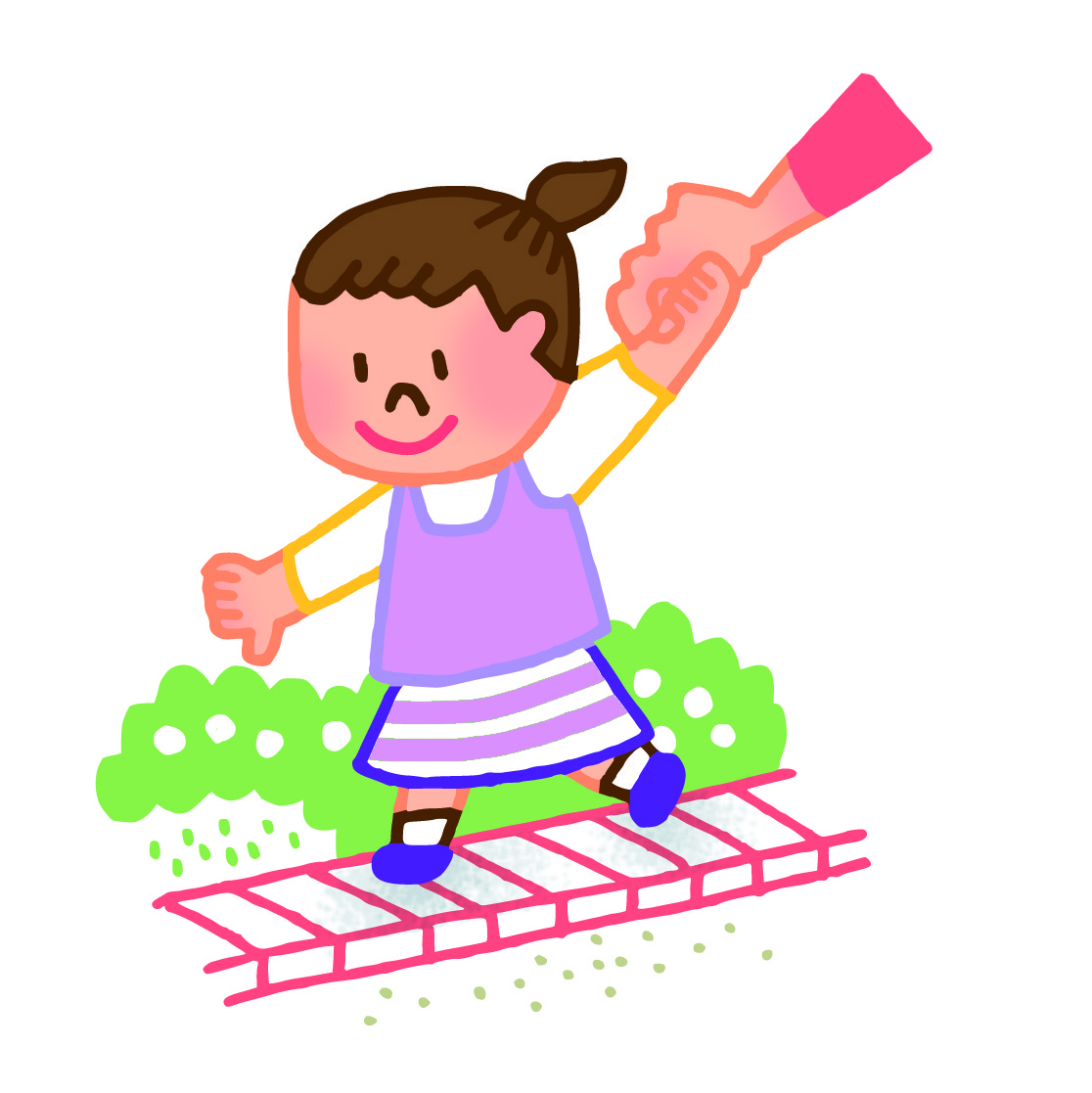 一本道を歩こう